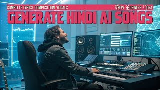 Hindi AI Song Creation amp New Music Business Idea [upl. by Alaecim344]