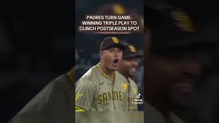 Triple Play is actually insane 🤯🔥 mlb tripleplay padres dodgers baseball espn viral fyp [upl. by Lehcyar]