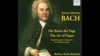 Berliner Bach Akademieart of fugaContrapunctus 13 [upl. by Oigolue]