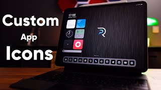 How to change app icons on iPad Pro  iPhone 2021 [upl. by Raimes806]