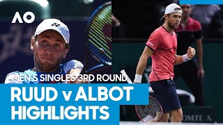 Casper Ruud vs Radu Albot Match Highlights 3R  Australian Open 2021 [upl. by Orten]