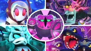 Super Kirby Clash  All Bosses  Secret Bosses [upl. by Daffodil111]