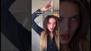 Deine Haare schreien nach Hilfe 😭 hair haircare hairstyle hairgrowth hairgrowthtips blonde [upl. by Adnyleb]