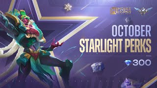 October StarLight Perks  Zhask quotDeaths Shadowquot  Mobile Legends Bang Bang [upl. by Pokorny318]