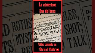 La MISTERIOSA FINE del BOSS truecrime gangster america storia [upl. by Orelia]