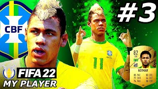 NEYMAR DEBUT FOR BRAZIL🔥🇧🇷  FIFA 22 Neymar Player Career Mode EP3 [upl. by Mureil]