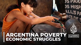 Rising poverty in Argentina Independent study says rate approaching 60 [upl. by Anilatsyrc]