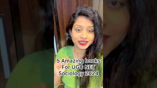 5 Amazing Books for UGC NET Sociology 2024 ntanetsociology ytshortsindia sociology logy [upl. by Harat]