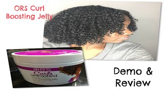 ORS Curls Unleashed Curl Boosting Jelly Demo amp Review [upl. by Jaenicke]