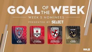 Absolute rockets 🚀  USL Championship Goal of the Week Week 5 Nominees [upl. by Attayek]