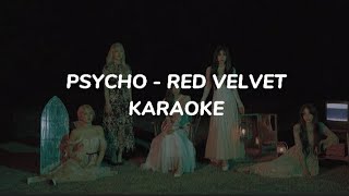 RED VELVET 레드 벨벳 Psycho karaoke  easy lyrics [upl. by Anchie]