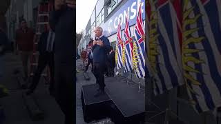 October 12 2024 John Rustad gives campaign speech for Conservative Party of BC in Coquitlam [upl. by Katharine482]