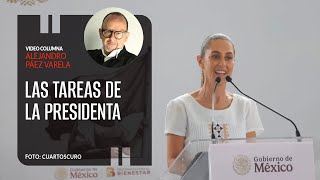 Las tareas de la Presidenta Por Alejandro Páez Varela [upl. by Atteuqahc]