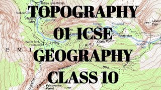 Topography class 10 ICSE Geography  scale  northings and eastings  direct distance [upl. by Noir]