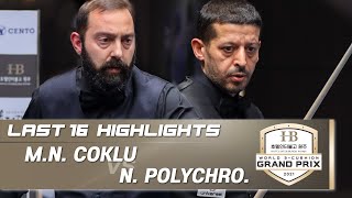 Hotel Inter burgo Wonju W3GP 2021 Last 16  Murat Naci COKLU TUR vs Nikos POLYCHRONOPOULS GRA [upl. by Gazo]