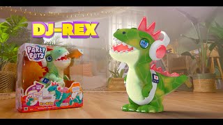 Dj REX Baila y juega con el dino más molón🦖🎧 Party Pets  COLORBABY [upl. by Erl]