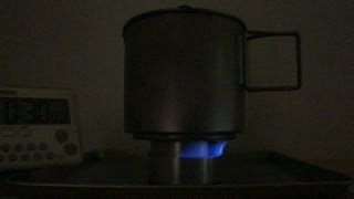 Alcohol Stove  Zero Stove Long Run Test [upl. by Eytteb]