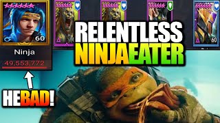 RELENTLESS NINJAEATER  ONE TEAM FOR ALL  UNKILLABLE CLAN BOSS NINJA GUIDE THE BATEATER  RAID [upl. by Adelbert]