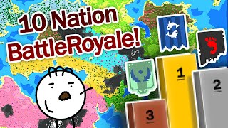 10 Nation Battle Royale  CAN  WorldBox [upl. by Anelem]