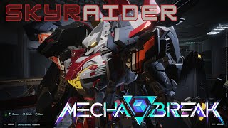 Mecha Break skyraider Highlights Gameplay [upl. by Ymmik]