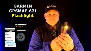 Garmin GPSMAP 67i Flashlight [upl. by Nnanaej]