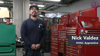 Meet Nick  Apprentice in the HVAC​​​​​​​​​​​​​​Building Equipment Operator I Program [upl. by Erdried]