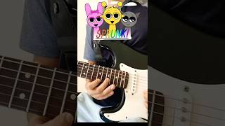 INCREDIBOX GUITAR COVER SPRUNKI SONG Shorts [upl. by Sauncho]