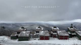 121823 Snowshoe WV  Blowing snow with limited visibility and snowski scenes [upl. by Suzette]