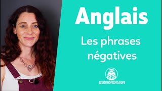 Les phrases négatives  Anglais  Sixième  Les Bons Profs [upl. by Nadler]