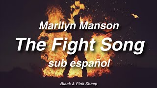 Marilyn Manson  The Fight Song  sub español uncensored [upl. by Anaitat811]