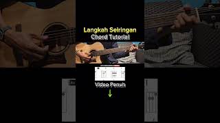 Langkah Seiringan Exist  Original Key E Minor Guitar Chord Tutorial amp Lirik guitarchords [upl. by Dalenna]