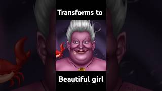 Transforms the giant witch Ursula into the most beautiful ASMR asmr satisfying sorts shorts [upl. by Adnaerb]