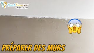 Préparer les murs avant denduire [upl. by Bonis]