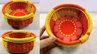 DIY a Beautiful Colorful Storage Basket [upl. by Twelve]