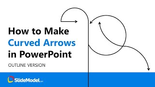 How to Make Curved Arrows in PowerPoint  StepbyStep Tutorial [upl. by Sirrot]