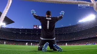 Keylor Navas vs FC Barcelona Away HD 1080p 02042016 [upl. by Maribel]