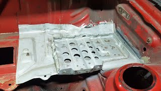 Ford escort Xr3i cabriolet restoration project battery tray replacementXr3i Rs turbomk4 escort [upl. by Adaline118]