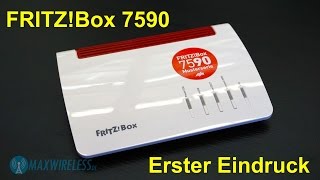 AVM FRITZBox 7590 im Video  CeBIT 2017 Neuheit [upl. by Berga]