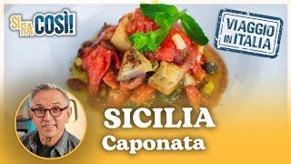 Caponata  Si fa così  Chef BRUNO BARBIERI [upl. by Pickar]