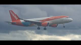 Easyjet Holidays livery arrival at Liverpool [upl. by Lennox296]