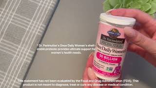 Garden of Life Dr Formulated Probiotics Once Daily Womens  30 Vegetarian Capsules [upl. by Gunning]