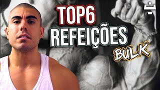 Top 6 refeições para ganho de massa muscular [upl. by Mylo]