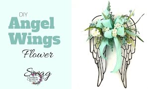 DIY Angel Wings Flower Swag [upl. by Husch]