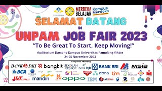 UNPAM JOB FAIR 2023 [upl. by Ecirb917]