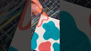 How to make immersive painting  Color block painting drawing art drawingforkids drawings shot [upl. by Naamana319]