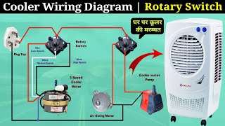 Cooler wiring connection  3 speed motor connection [upl. by Vinni]