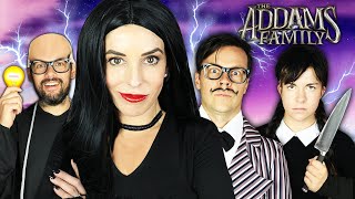 Giant ADDAMS FAMILY Movie in Real Life But in Haunted House Rebecca Zamolo [upl. by Trainer]