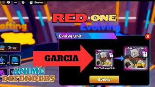 Anime Defenders  The Red One  Garcia Unit [upl. by Haydon]