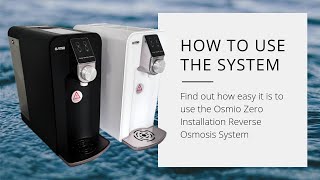 Osmio Zero Installation Reverse Osmosis System  How to use the system and change the filters [upl. by Graniela]