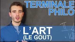 Lart le goût  Philosophie  Terminale  Les Bons Profs [upl. by Shina801]